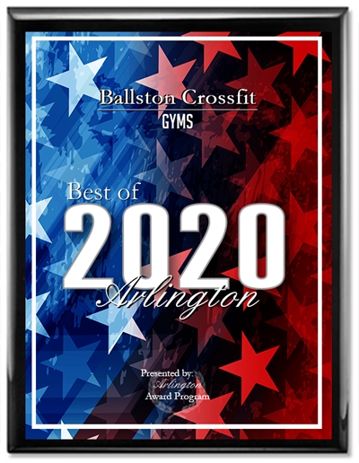 Best of 2020 Arlington - Press Release: Ballston Crossfit Receives 2020 Best of Arlington Award